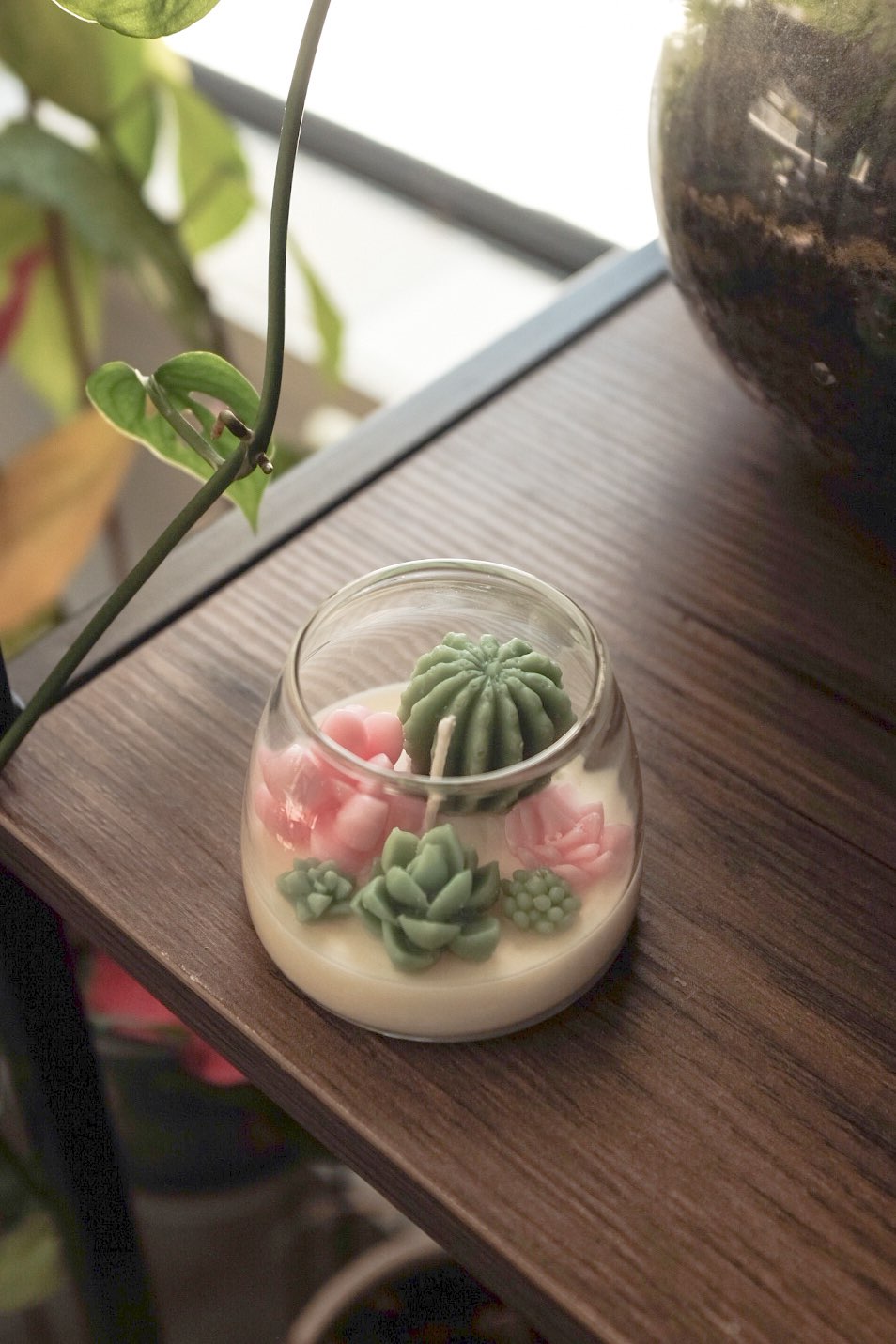 Judean Desert  - Mini Terrarium Candle image 2