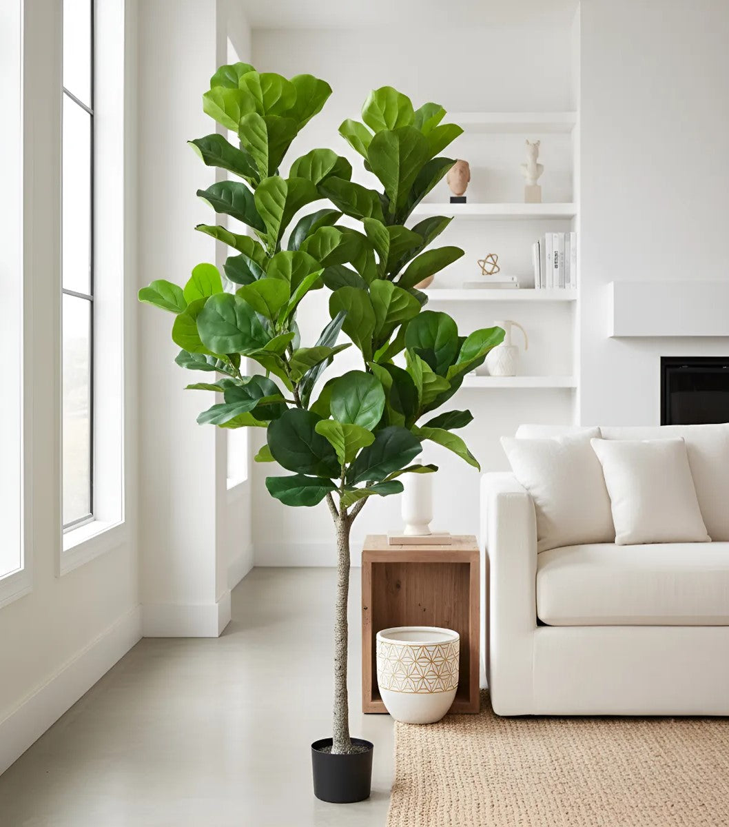 Planta Artificial Ficus Lyrata Realista 1.50m Premium - imagem 3