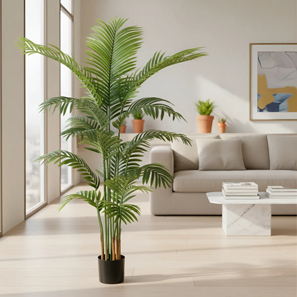 Palmeira Artificial Planta Permanente Realista 2.20m Premium - imagem 5