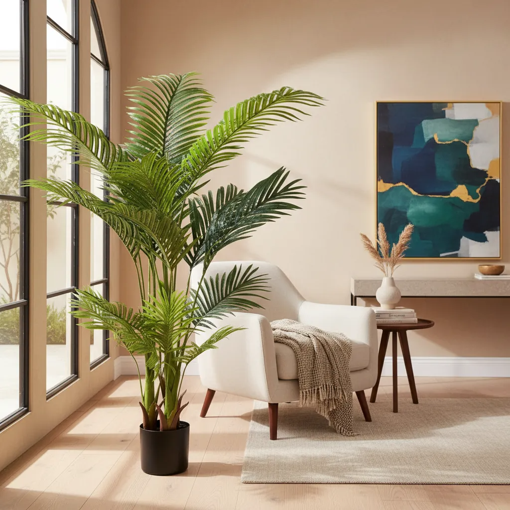 Planta Artificial Arvore Palmeira Phoenix Decoração 1.90m - imagem 4