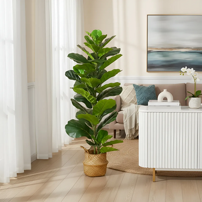 Planta Artificial Ficus Lyrata Realista 1.50m Premium - imagem 5