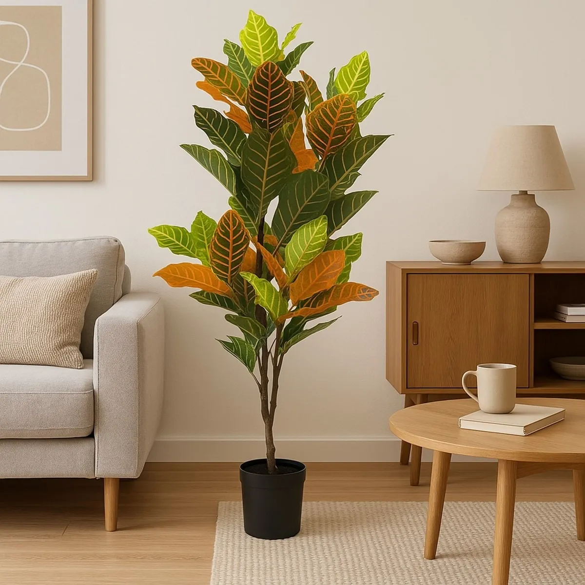 Arvore Oliveira Artificial Planta Decoração Sala Com 1.50cm - imagem 3