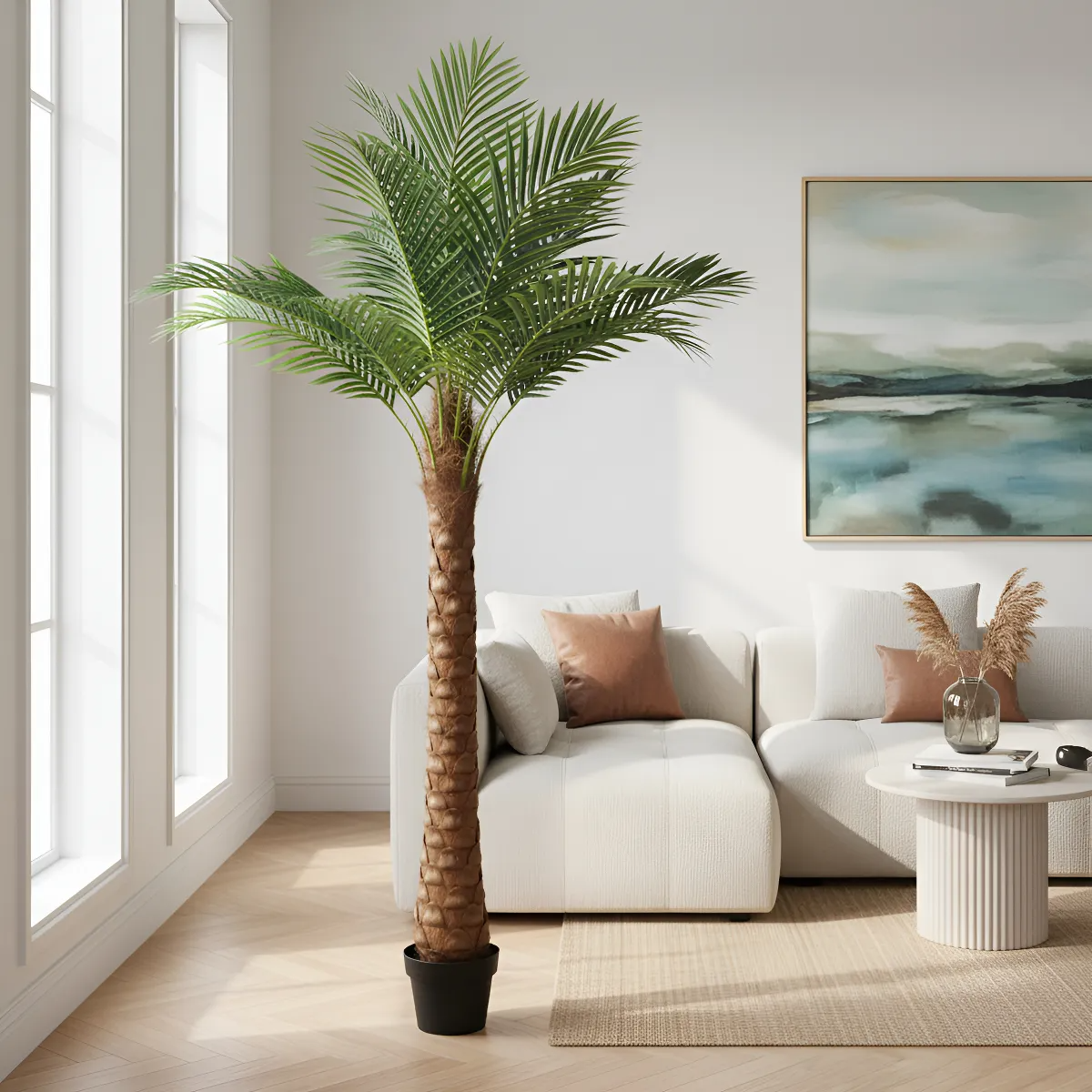 Palmeira Phoenix Artificial Grande Para Sala Planta Premium