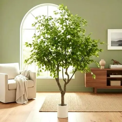 Árvore Artificial Grande Realista Com 2.50m Para Decoração